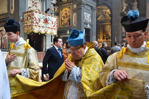 Sortie en procession