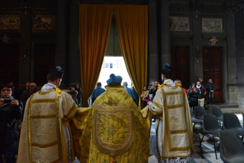 Sortie en procession