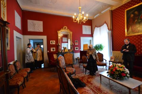 Dans le salon Cardinal Martelli