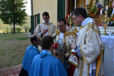 Vénération de la relique du cur de saint François de Sales