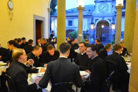 Buffet sous le cortile