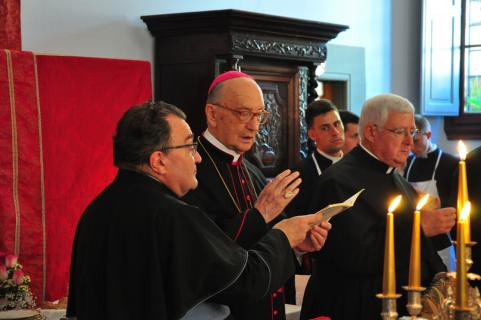 Grand repas festif en l&rsquo;honneur de S.Exc.R. Mgr Giovannetti