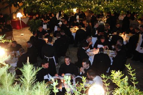 Grand dîner sur la terrasse de Saint-Michel