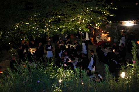 Grand dîner sur la terrasse de Saint-Michel