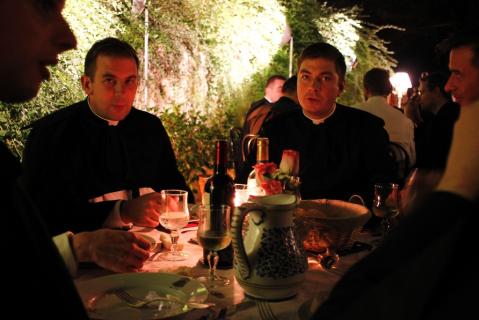 Grand dîner sur la terrasse de Saint-Michel