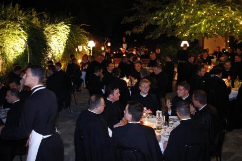 Grand dîner sur la terrasse de Saint-Michel