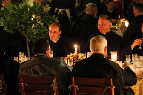 Grand dîner sur la terrasse de Saint-Michel