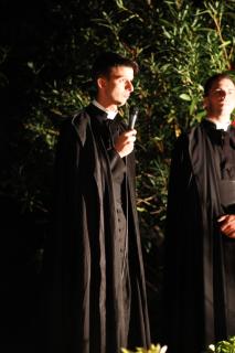 Discours des jeunes prêtres nouvellement ordinnés remerciant les Supérieurs pour la formation reçue