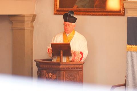 Prédication du chanoine Mora, supérieur du séminaire