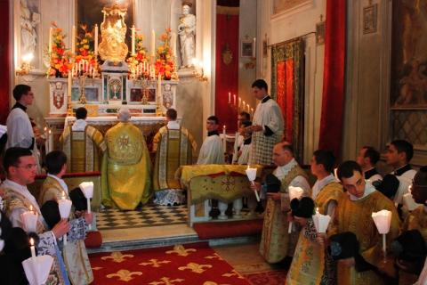 premier salut du Saint Sacrement