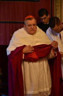 Habillement du Pontife à la Salle du trône