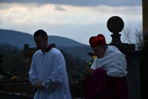 Arrivée du Pontife