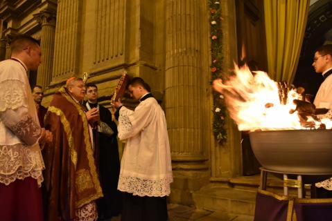 Bénédiction du feu nouveau