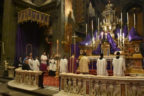 Arrivée dans le sanctuaire
