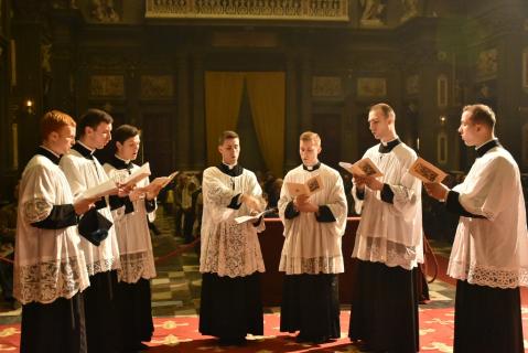 Chant du Trait par la schola