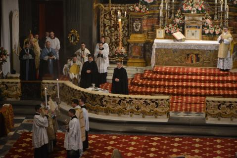 Évangile chanté par le diacre