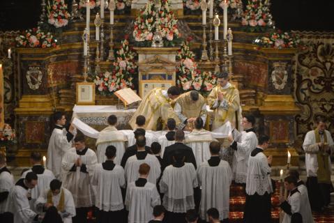 Communion des séminaristes