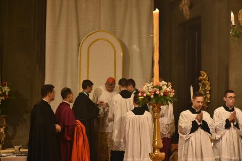 Déshabillement du Pontife
