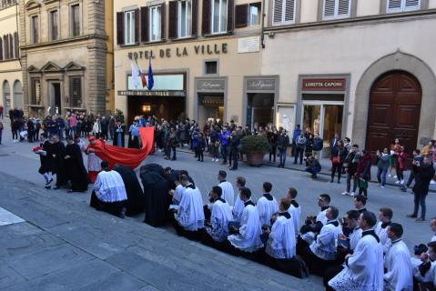 Arrivée de S.E.R. le Cardinal Burke
