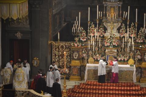 Déshabillement du Pontife