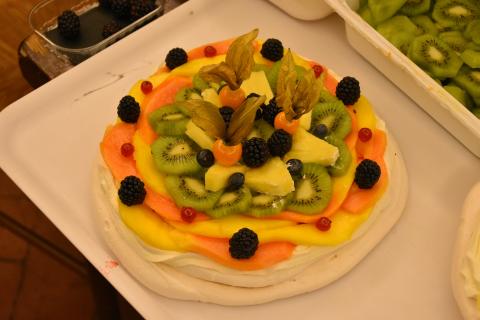 Préparation du dessert