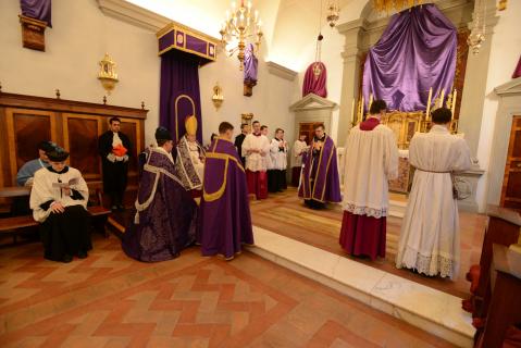 Chant de l&rsquo;épître avant la bénédiction des Rameaux