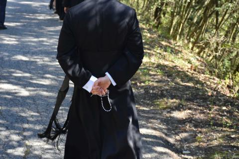 Récitation du chapelet en communauté