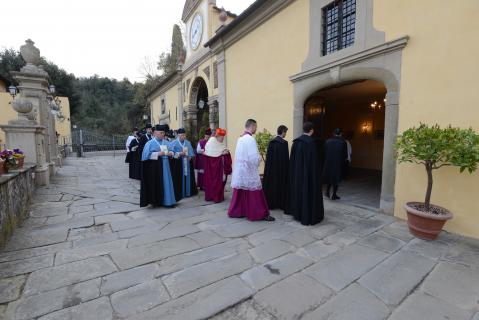 Procession vers la salle du <i>Mandatum</i>