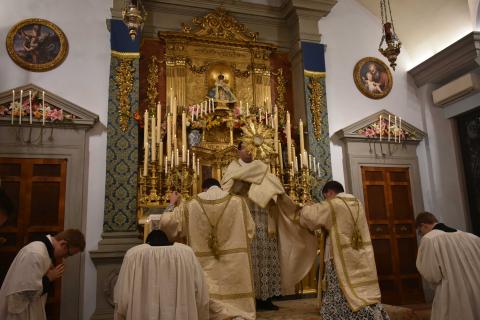 Bénédiction du Saint-Sacrement