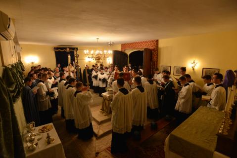 Bénédiction des fonts baptismaux