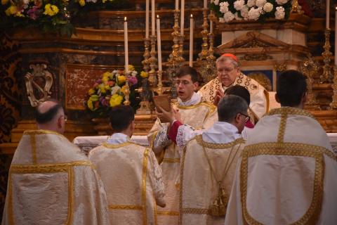 <i>Ite missa est, alleluia, alleluia</i>