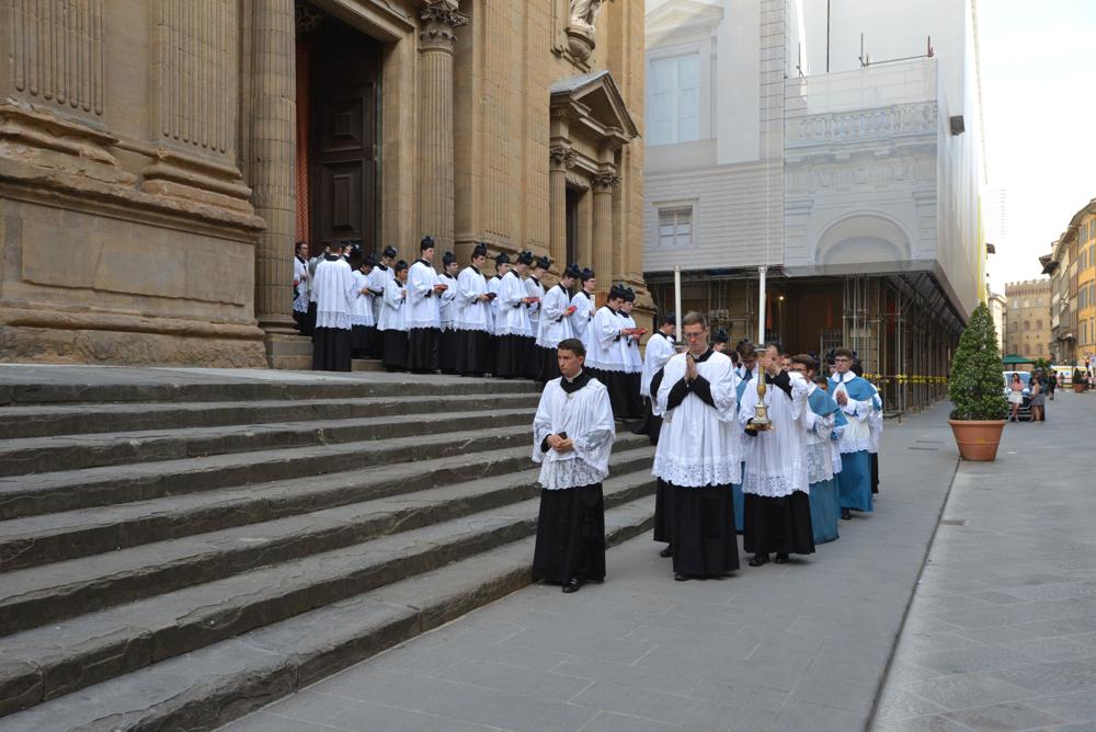 Procession de sortie