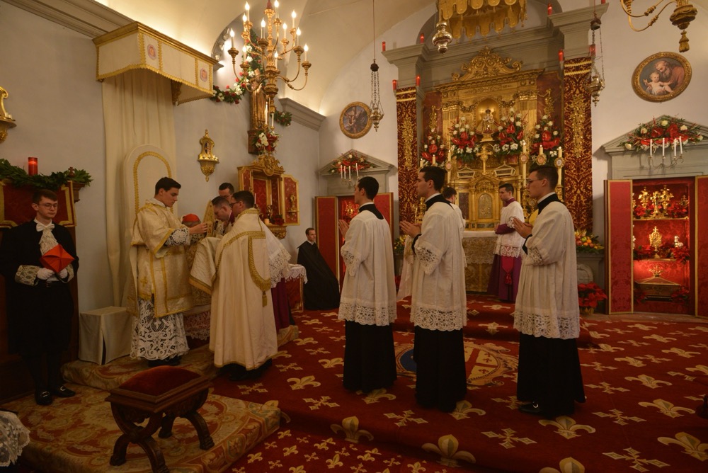 Déshabillement du Pontife