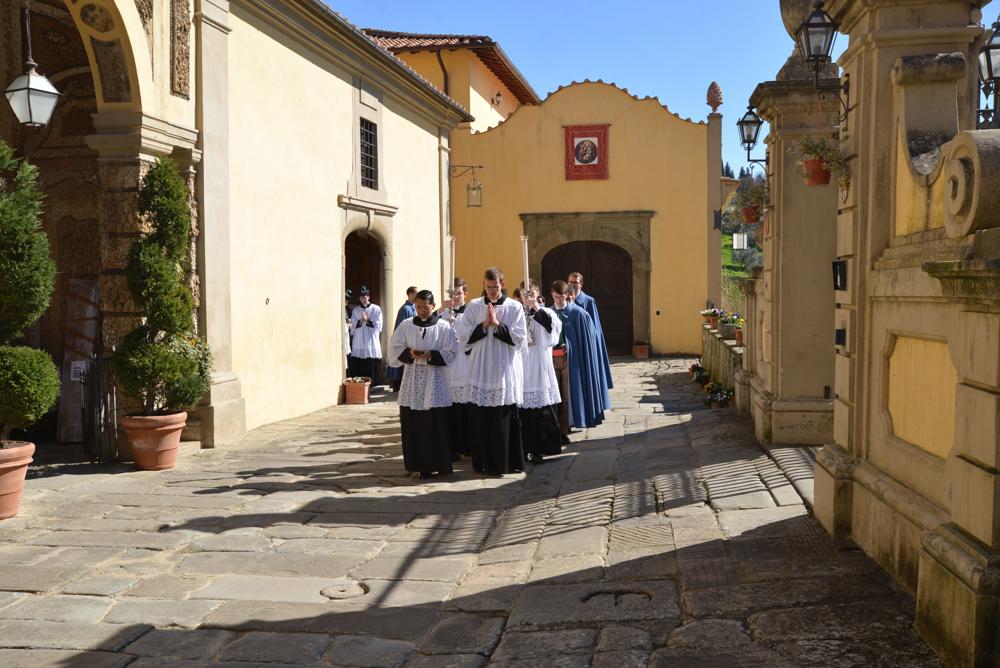 Procession à la chapelle de la Sainte Trinité