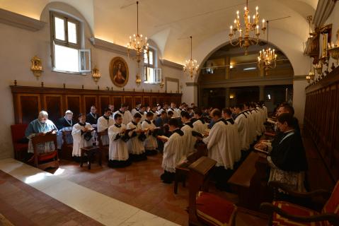 Intonation de l&rsquo;antienne <i>Exsurge Domine</i>