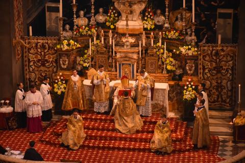 Prédication du Pontife