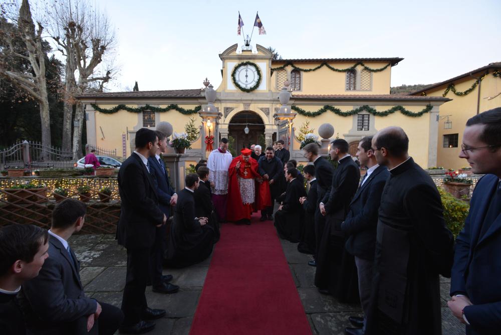 Arrivée de S. E. R. le cardinal Simoni