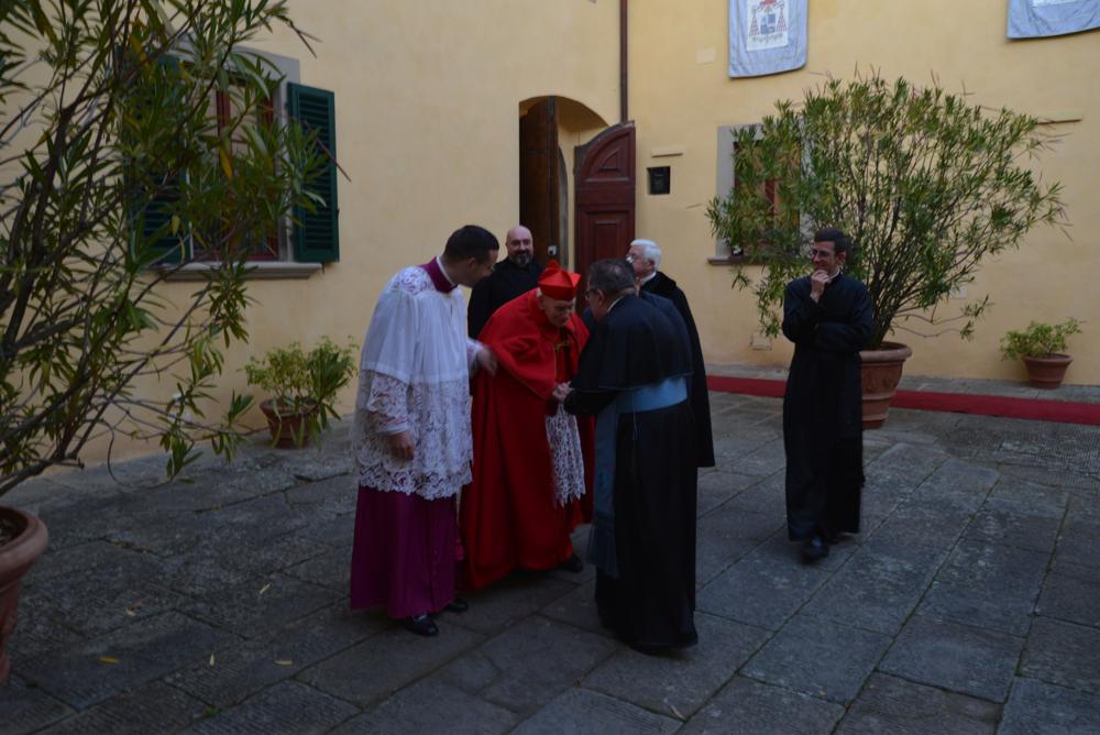 Arrivée de S. E. R. le cardinal Simoni