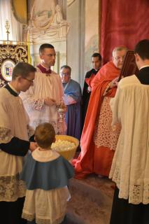 Bénédiction de l&rsquo;agneau, des pains, et des &oelig;ufs